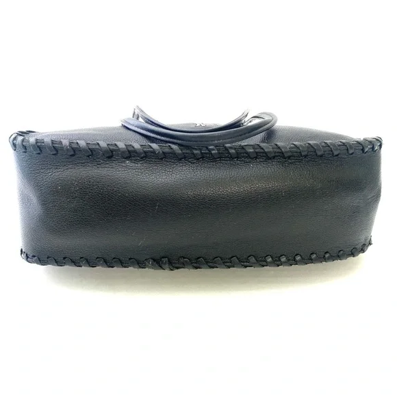 Betty Boop Leather Whip Stitch Embroidered Shoulder Tote w/Matching Wallet - Picture 8 of 16